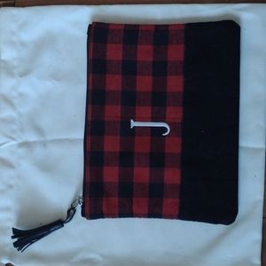 Buffalo Plaid zip top bag